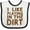 White and Black, variant on Inktastic I Like Playing in the Dirt Boys or Girls Baby Bib