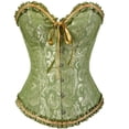 thumbnail image 4 of Corsé clásico europeo y americano con cinta para el abdomen, ropa interior sexy para novias, moldeadora corporal, 4 of 5