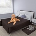 thumbnail image 2 of Easy-Going 100% Waterproof Dog Bed Cover Non-Slip Sofa Cover, Chocolate, 96 x 82 in, 2 of 7