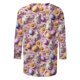 thumbnail image 2 of TaTaai Women Easter Festival Print 3/4 Sleeve Crew Neck Pullover Top Casual Fashion Ladies Spring Daily Street Wear Lightweight Breathable Non-See-Through No Fading Soft Top Gift, 2 of 5