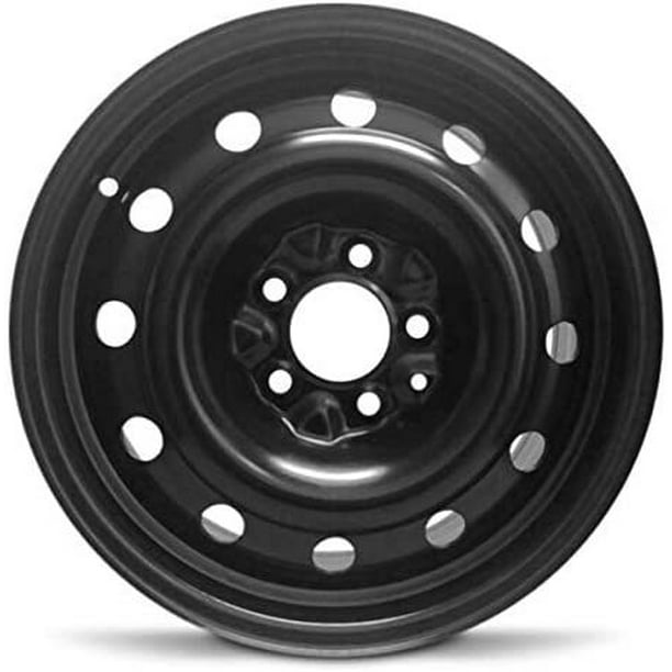 Wheel Rim for 1987-1996 Jeep Wrangler  in Painted Black Steel Rim  Direct Fit 