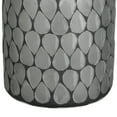 thumbnail image 4 of Glass Hurricane with Mosaic Teardrop Pattern, Medium, Gray, Saltoro Sherpi, 4 of 5