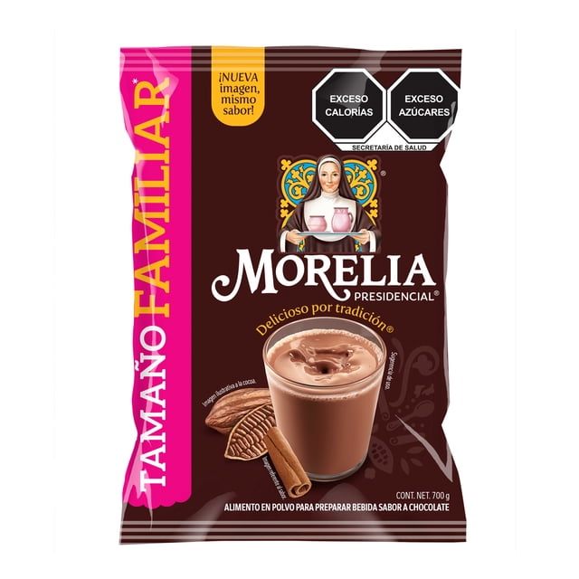 Alimento en polvo para preparar bebida Morelia Presidencial sabor chocolate 700 g