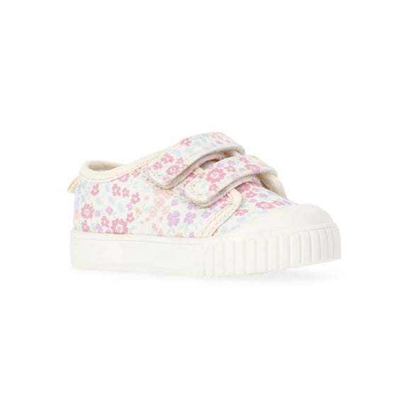 WONDER NATION BABY GIRL TWO-STRAP BUMP TOE SNEAKERS