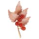 thumbnail image 1 of Broche de hoja de arce vintage para mujer, broche de solapa delicado, broche de plomo de arce, 1 of 5