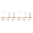 thumbnail image 2 of 30 clips de alambre de 5 cm de ancho, huecos, de metal resistente, de amplia aplicación, para el hogar, la oficina y la escuela, color oro rosa., 2 of 14