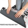 thumbnail image 3 of Boston Terrier Puppy Dog Hot Yoga Mat Towel Non Slip for Hot Yoga - Quick-Drying Yoga Mat Cover with 4 Corner Pockets with Travel Bag - Hot Yoga Towel Non Slip 74"x26", 3 of 6