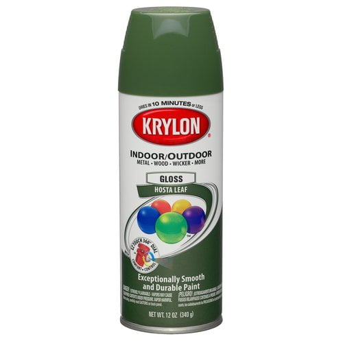 Krylon Gloss Indoor & Outdoor Spray Paint, Hosta Leaf, 12 Oz.