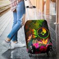 thumbnail image 3 of YAP Polynesian Luggage Covers - Hibiscus and Banana Leaves, 3 of 3