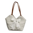 thumbnail image 1 of Bolso de hombro elegante de piel sintética de gran capacidad, elegante y dulce, con forma de M, 1 of 8