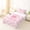 Pink L, variant on Erosebridal Pink Bow Tie Initial C Twin Sheet Sets 3pcs For Children Teens,Cute Love Heart Print Bedding For Girls