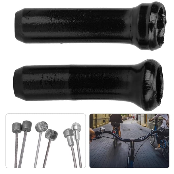 Extremo del cable de freno aleación de aluminio Niple de engarce estándar original Engarzado de extremo de cable económico y práctico Instalación simple Bicicleta de Fugacal Otros