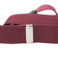 thumbnail image 4 of Buyless Fashion Button End Suspenders for Men - 48" Adjustable Straps 1 1/4" - Y Shape - 5113-Burgundy, 4 of 7