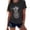 Black, variant on Tops Women Women'S Pineapple Print Crewneck Short Sleeve Top T Shirt Crew Neck T Shirts For Women (Gray,L)