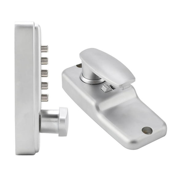 Cerradura Mecánica Digital FTVOGUE Zinc Plata Combinación de Seguridad para Puertas Exteriores