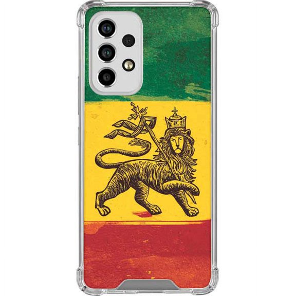 Skinit Rasta The Lion of Judah Rasta Flag Galaxy A33 5G Clear Case