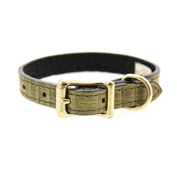 Auburn leather dog collar Clearance