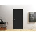 thumbnail image 3 of Sliding Closet Bi-fold Doors 64 x 84 inches | Mela 7001 Painted Black | Sturdy Tracks Moldings Trims Hardware Set | Wood Solid Bedroom Wardrobe Doors, 3 of 5