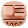 thumbnail image 2 of Self Adhesive Storage Box, Disc Shape Wall Mount Storage Box Stable Firm  For Bedrooms Pink, 2 of 8