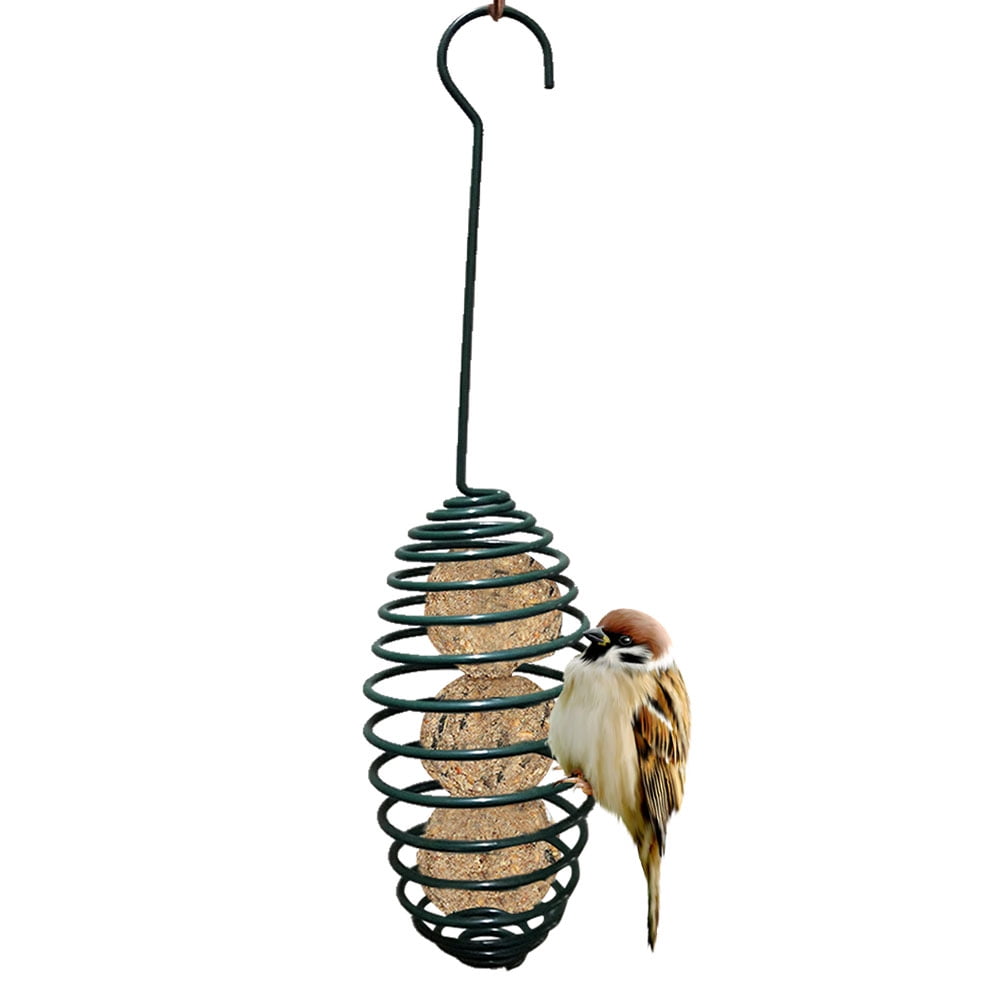 Wild Bird Feeder Automatic Bird Spiral Feeding Tool With Carrying Hook