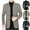 Gray-D, variant on Men Casual Suit Blazer Jackets Stand Collar Business Sport Woolen and Plus Velvet Jacket Slim Fit Button Solid Chinese Tunic Suits Black