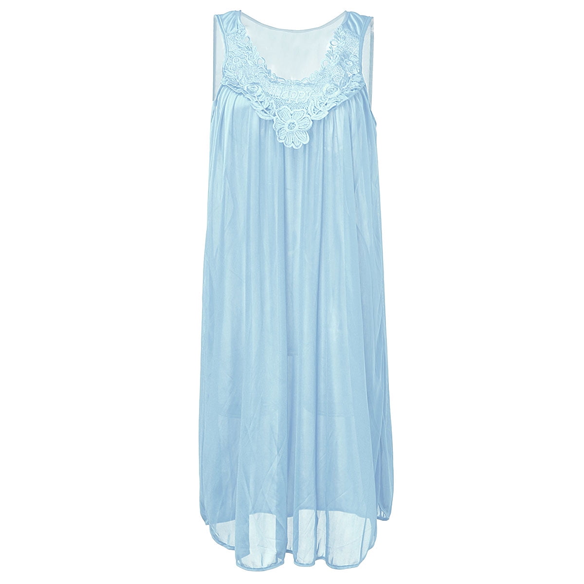 Lace Women’s Sleepwear Lightweight Sleeveless Nightgown Sexy Lace