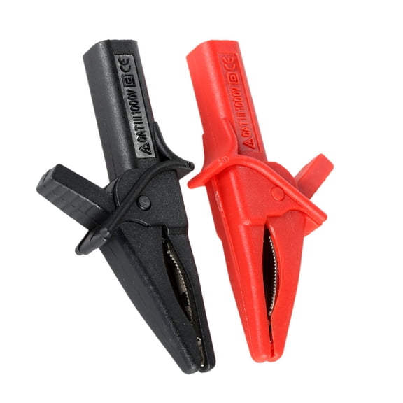 Hantek Hantek HT18A Crocodile Clip Fitting of DSO3064 2pcs Large Dolphin Gator Clips Red   Black