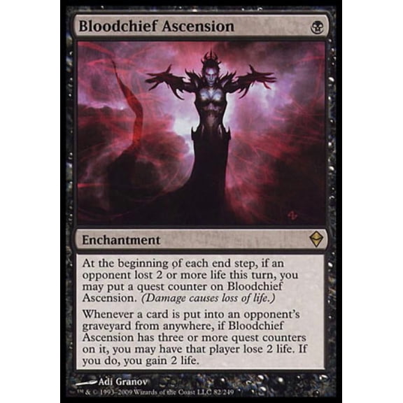 Magic the Gathering - Zendikar - Bloodchief Ascension Medium Play