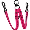 thumbnail image 1 of Double Dog Leash â€“ Adjustable Length Long Leash for Dog Training â€“ Dual Reflective Dog Leash with Non-Tangle Design (Pink), 1 of 7