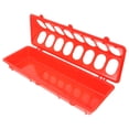 thumbnail image 6 of IBASETOY Chicken Food Feeder Poultry Feeder Red Plastic Long Trough For Chickens 1Pcs, 6 of 8