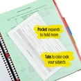 thumbnail image 5 of Five Star Advance Notebook, 5 Subject, College Ruled, White (820013WX0-WMT), 5 of 9