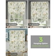 thumbnail image 4 of Vintage Herbaceous Floral Texture Window Curtain for Living Room Kitchen Tie-up Roman Curtain Home Decor Balcony Blinds Drapes, 4 of 6