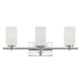thumbnail image 3 of Designers Fountain 6733-CH 3 Light Bath Bar   Chrome Finish with Frosted White Inside Shade, 3 of 7