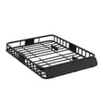 thumbnail image 1 of 51×36×5 Inch Universal Roof Rack Cargo Carrier Basket,Heavy Duty Steel Rooftop Cargo Carrier with Extension and Wind Deflector for SUVs Trucks, 1 of 7
