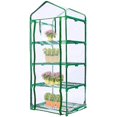 thumbnail image 1 of Cubierta de Repuesto Yuxing para Invernadero Enrollable con Cremallera 4 Niveles PVC Transparente 27 x 19 x 64 Pulgadas, 1 of 5