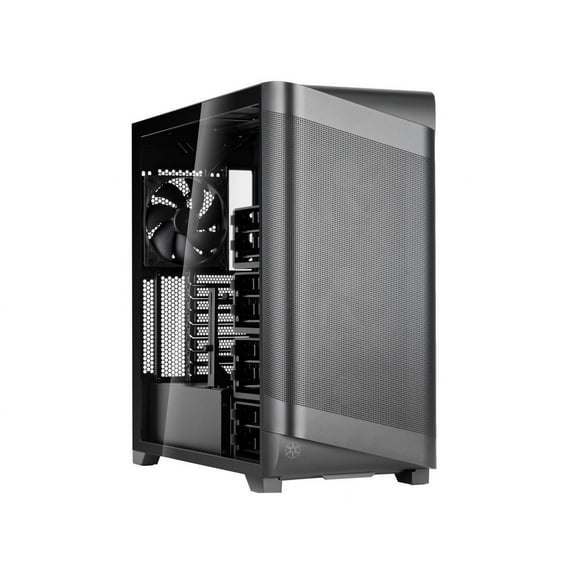 SilverStone SETA A2 Black Steel / Plastic / Tempered Glass ATX Mid Tower Computer Case