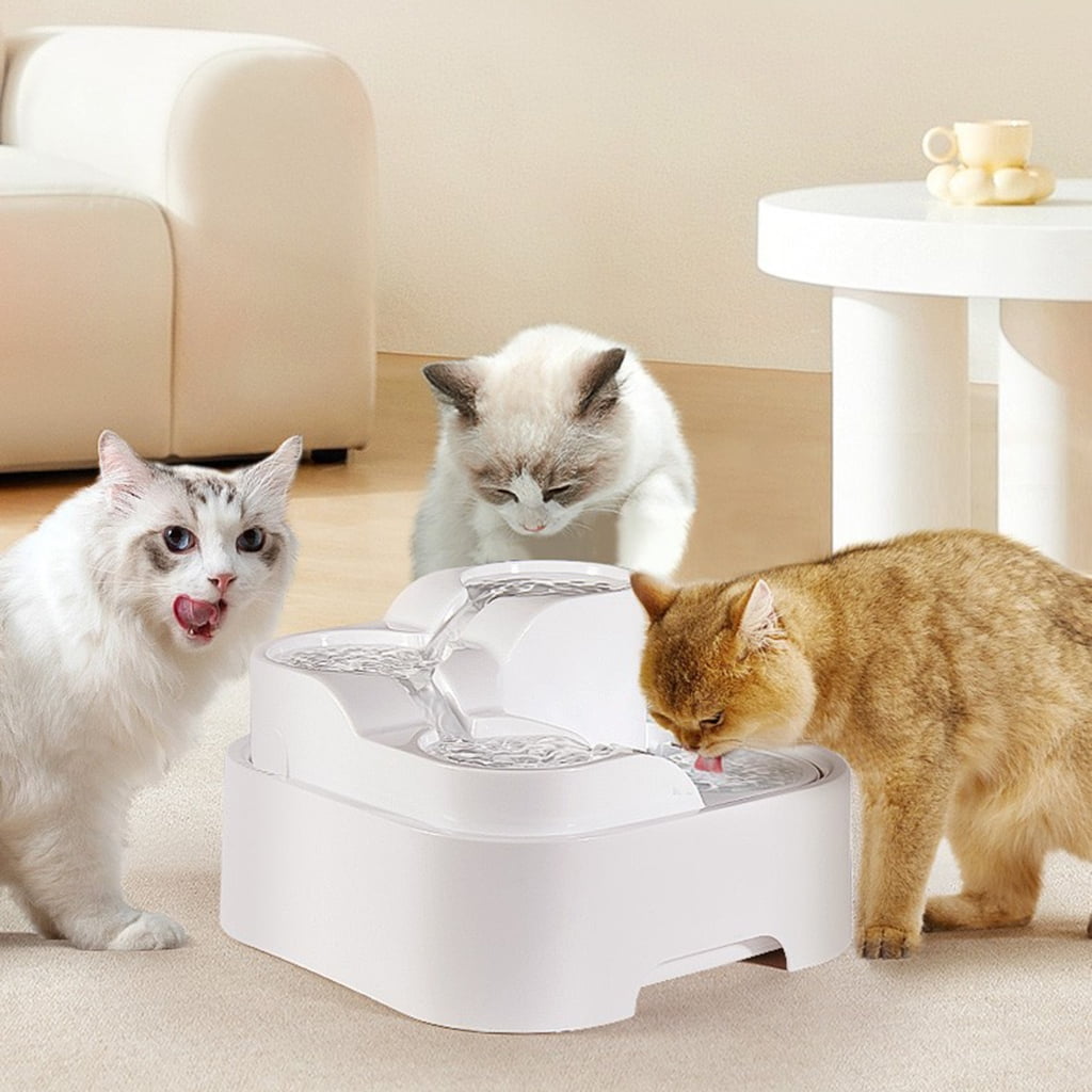 CIYISON Cats Fountain Dog Water Dispenser 67oz Quiet Automatic Drinking Water Bowl