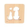 thumbnail image 4 of Veilleuse, Veilleuse LED Lampe en Bois Creux Lampe de Nuit LED Atteindre Plus, 4 of 9