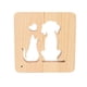 thumbnail image 4 of Luz nocturna LED, diseño hueco de gato y perro, protección ocular, lámpara de madera 3D para dormitorio, sala de estar y oficina, 4 of 5