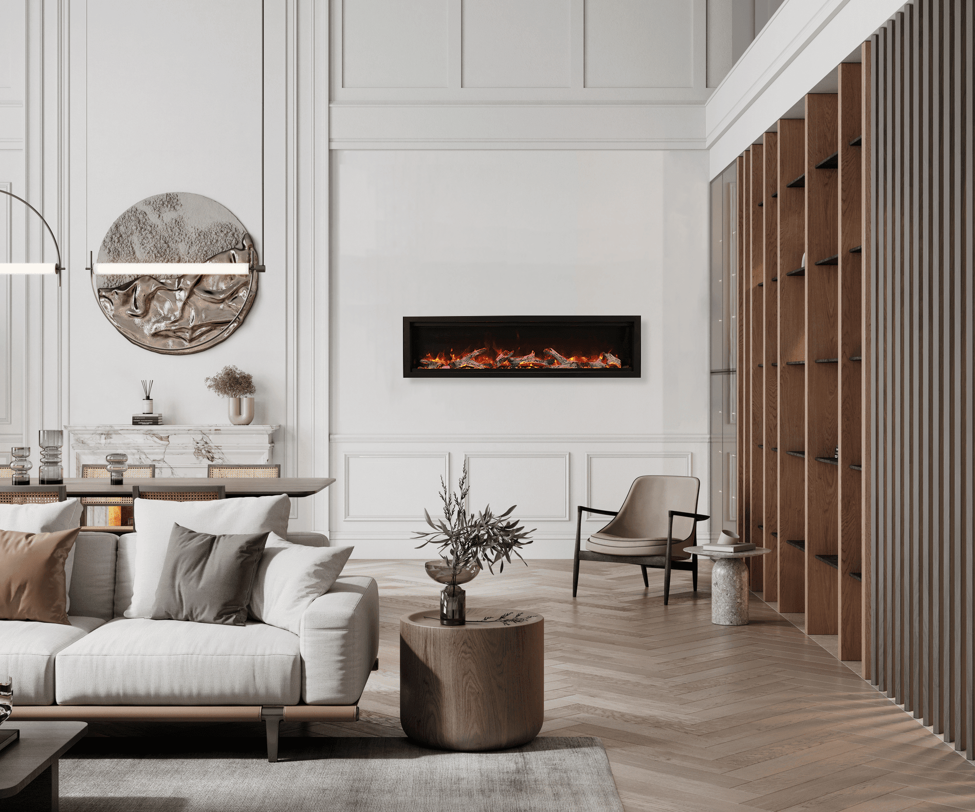 SYMMETRY 34" Smart Electric Fireplace