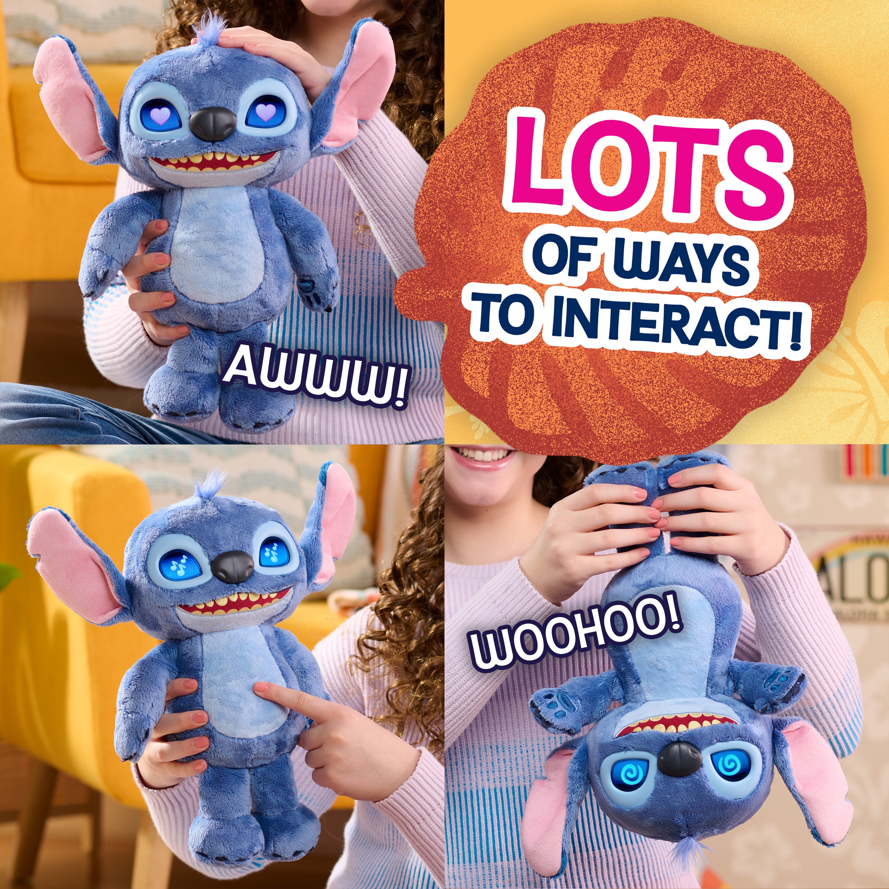 アメリカで購入したMany Moods Stitch ぬいぐるみ Disney Stitch Many Moods Stitch Sounds and Phrases