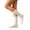 A-White45, variant on Yuanlong Women's Socks Mid-Calf Hollow Out Mesh Ruffle Socks Solid Color Leisure Activities Hosiery