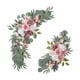 thumbnail image 3 of 2 guirnaldas de arco de boda con flores artificiales, adorno colgante para decoración del hogar, telón de fondo floral para decoración de puerta de Rosa, 3 of 8
