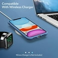 thumbnail image 6 of Liquid Silicone Case for iPhone 11, [Camera Protection] [Anti Fingerprint] [Wireless Charging] 4 Layer Phone Case Protective Cover, Built-in Microfiber Round Edge Case, 6.1", Blue, 6 of 15