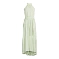 thumbnail image 4 of Nine.Eight Women Halter Tie Front High Low Maxi Dress, 4 of 5