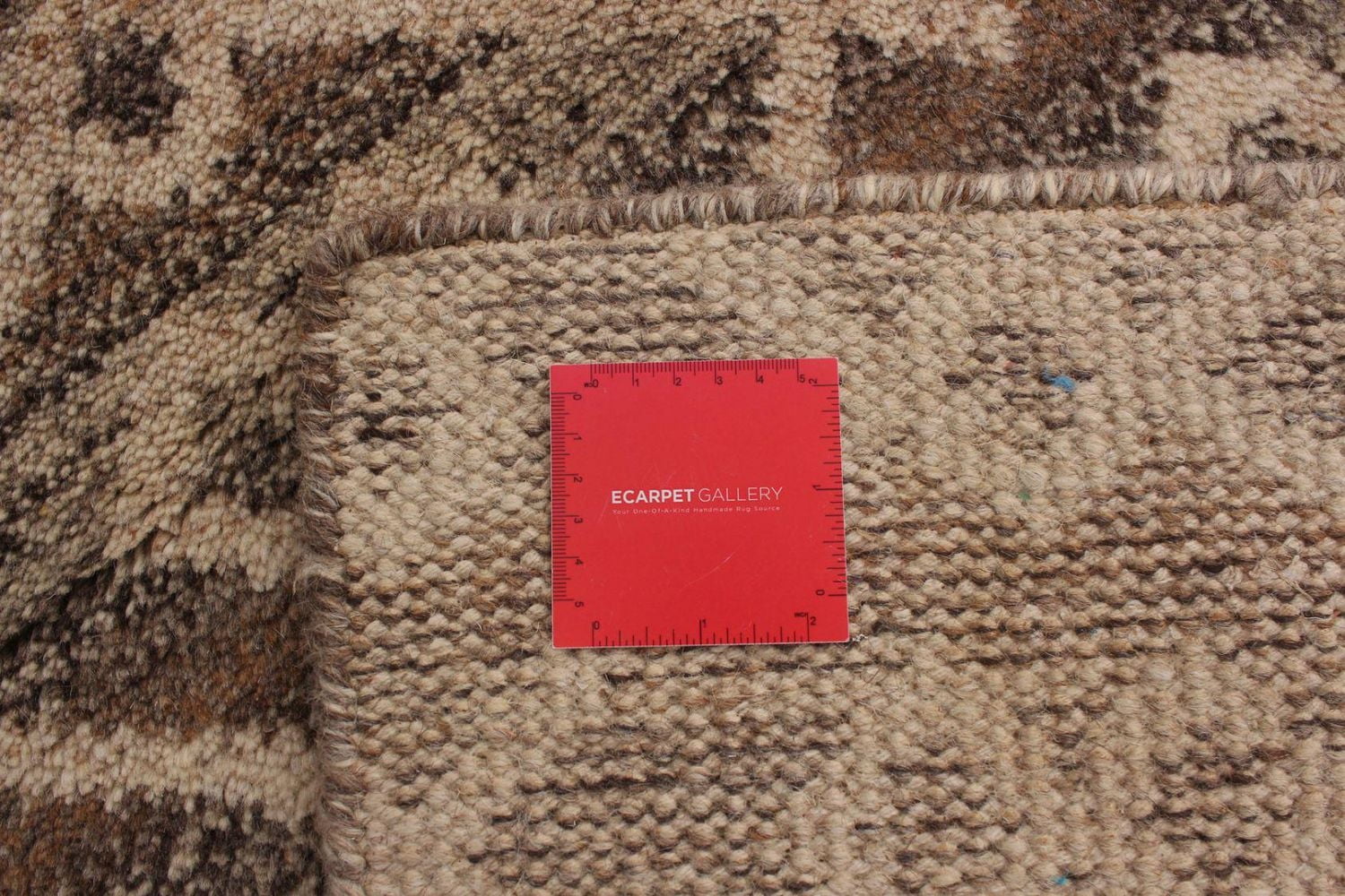 ECARPETGALLERY 5'1" x 8'1" Moroccan Tangier Hand-knotted Area Rug for Living Room, Dining Room and Bedroom in Brown