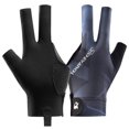thumbnail image 1 of Guantes de billar profesionales D258 ligeros y transpirables de tres dedos, antideslizantes, para billar individual, 1 of 6