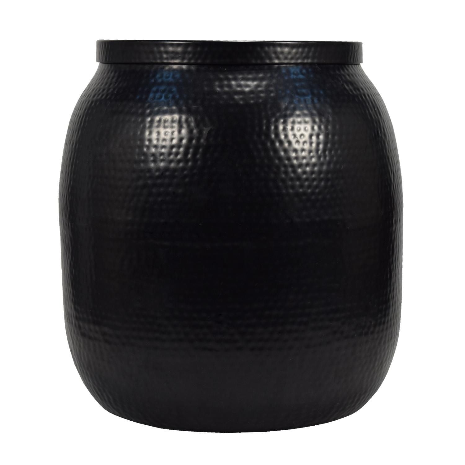 hometrends Hammered Accent Table with Storage