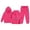 Hot Pink, variant on Outfits Sets for Little Girls Casual Print Hoodie And Pants Outfit Fashion Two Piece Toddler Loungewear Soft Playwear Comfy Kids Casual Clothes Set 2-3 Years