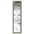 thumbnail image 2 of ArtToFrames 12" x 51" Aged White Gold Picture Frame, 12x51 inch Silver Wood Poster Frame (WOM-2036),  Pack, 2 of 7